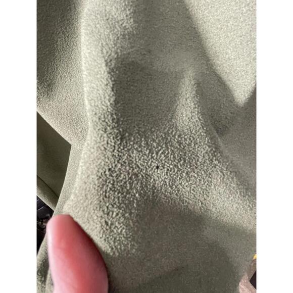 Paper Crane Sleeveless Open/Faux Wrap Back Blouse Small  Button Neck READ* - Picture 3 of 4